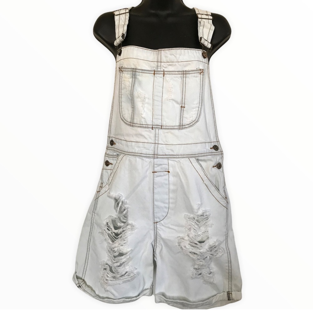 LF Carmar Diatressed Overalls